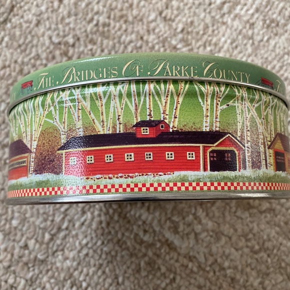 Vintage “Bridges of Parke County” tin - Picture 2 of 7